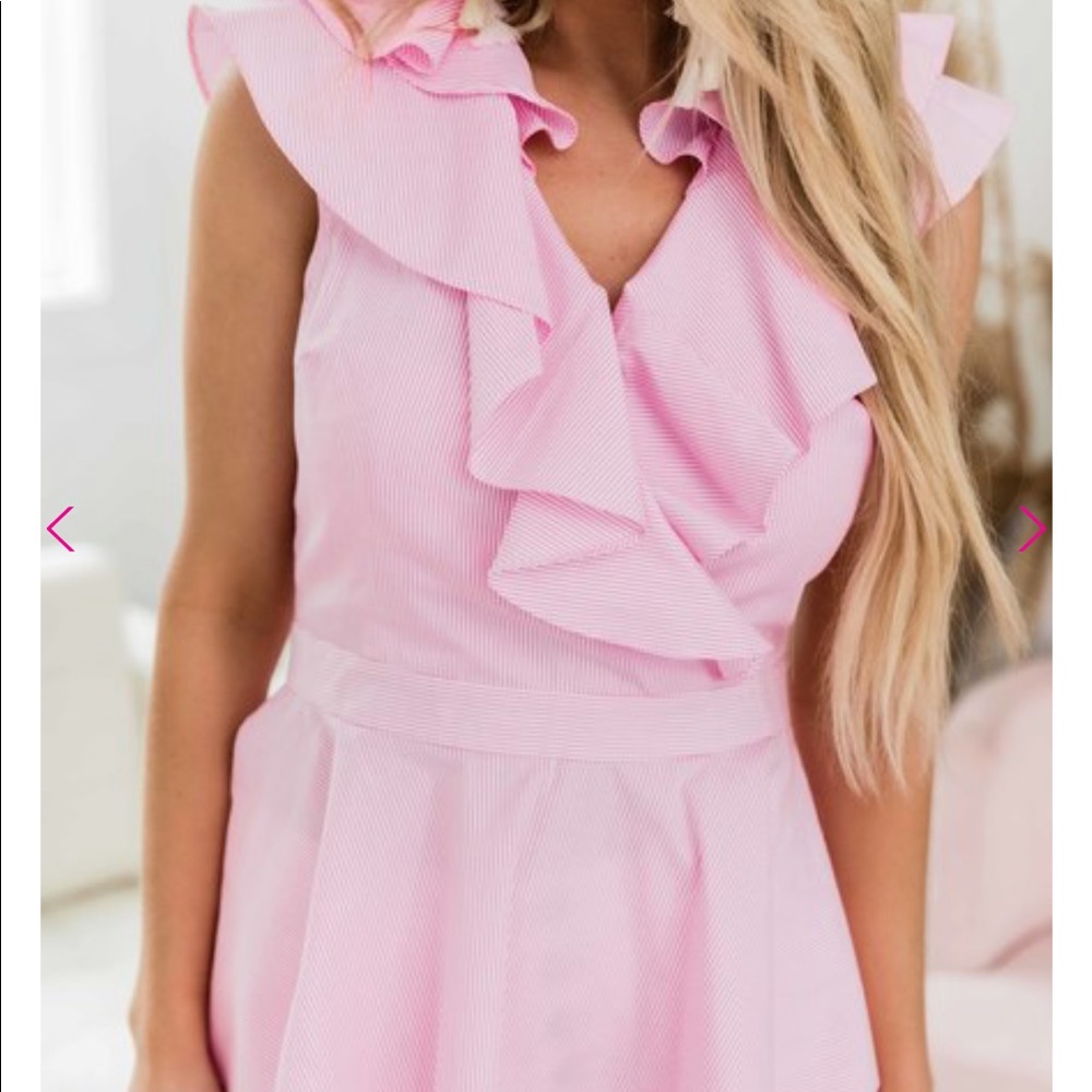 Pink Lily Ruffle Top - Picture 8 of 8